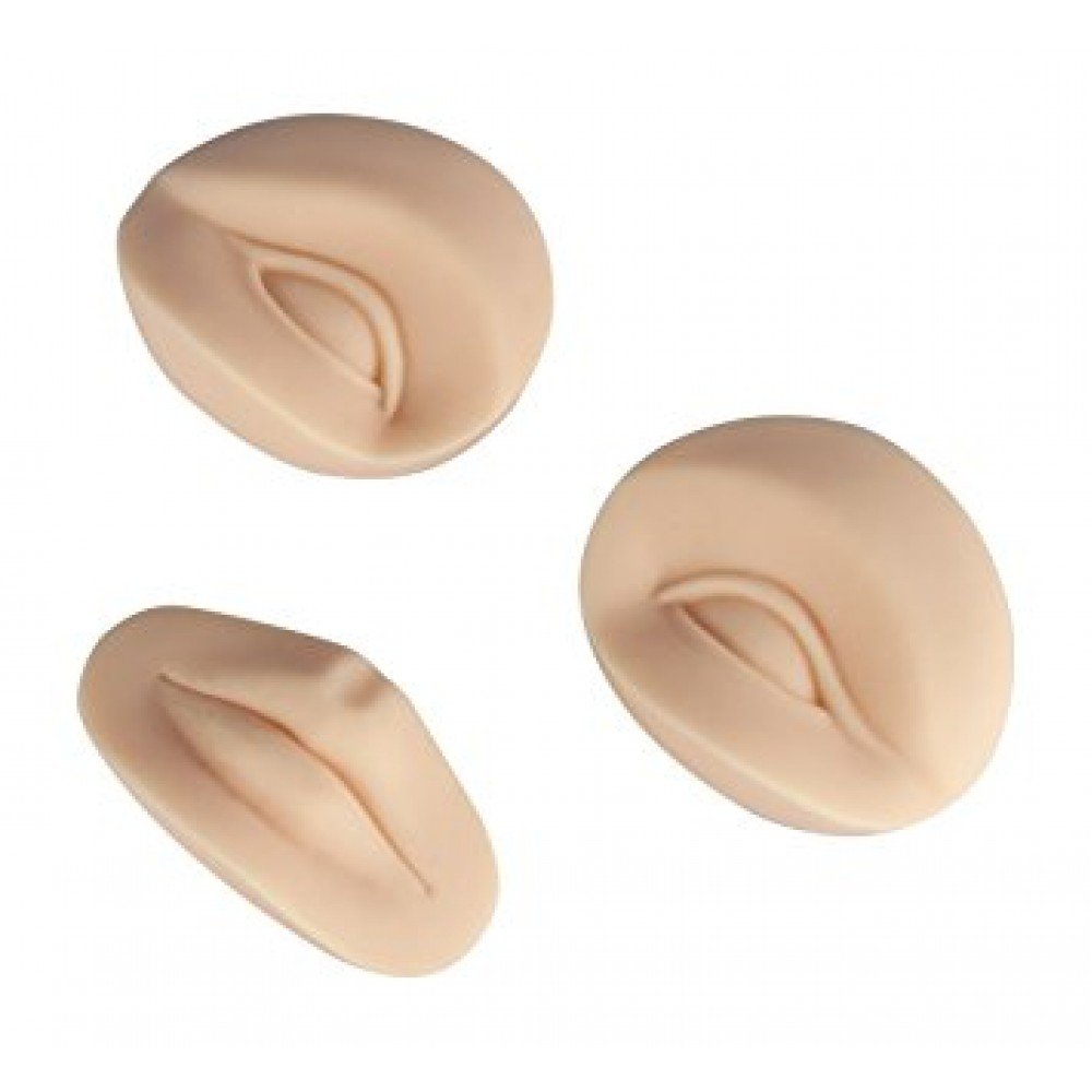 Falska ansiktsdelar för övning