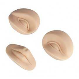 Falska ansiktsdelar för övning