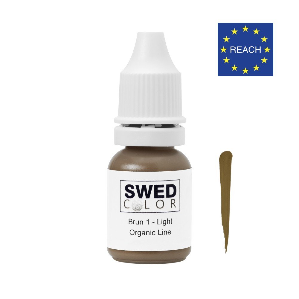 Brun 1 - BRUN 1 - slut i lager, TIPS: mix Brun 2 - 3 dr + Brun 4- 1 dropp+ Diluent 3 droppar SwedCOLOR Pigmentmixture