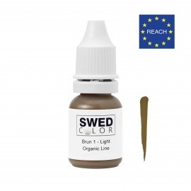 Brun 1 - BRUN 1 - slut i lager, TIPS: mix Brun 2 - 3 dr + Brun 4- 1 dropp+ Diluent 3 droppar SwedCOLOR Pigmentmixture