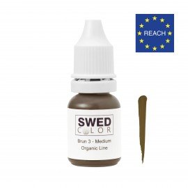 Brun 3 - Ögonbryn-Eyeliner-Breast Areola- SwedCOLOR pigmentblandning