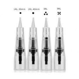 Nål patron 5 RL tatueringsmaskin Nordic Brows 10 st.