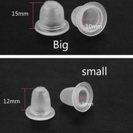 Rundad mjuk silikonkopp-storlek S-skydd maskinnål! NYHETER!