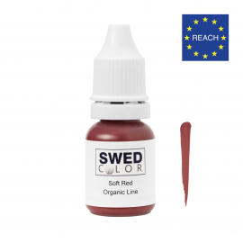 Läppar+Bröst Areola -Soft Red- SwedCOLOR Organisk pigment blandningsfärg