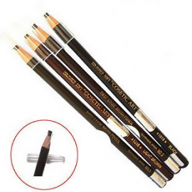 Svart  kosmetisk penna ögonbryn, 3D, hårstrån, eyeliner ritning