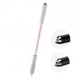 Penna 2-sidig Microblading -Lila kristall